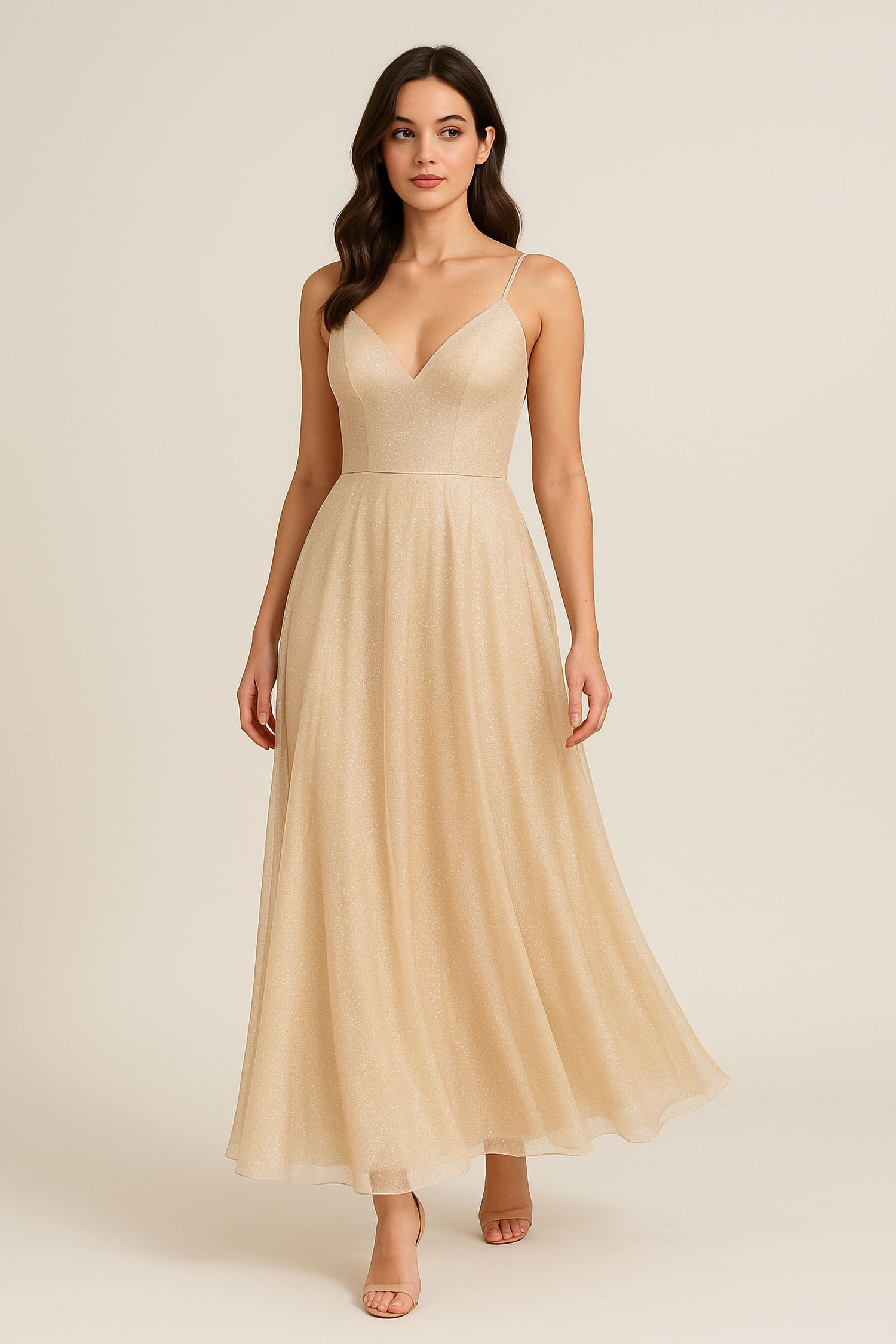 champagne formal dresses