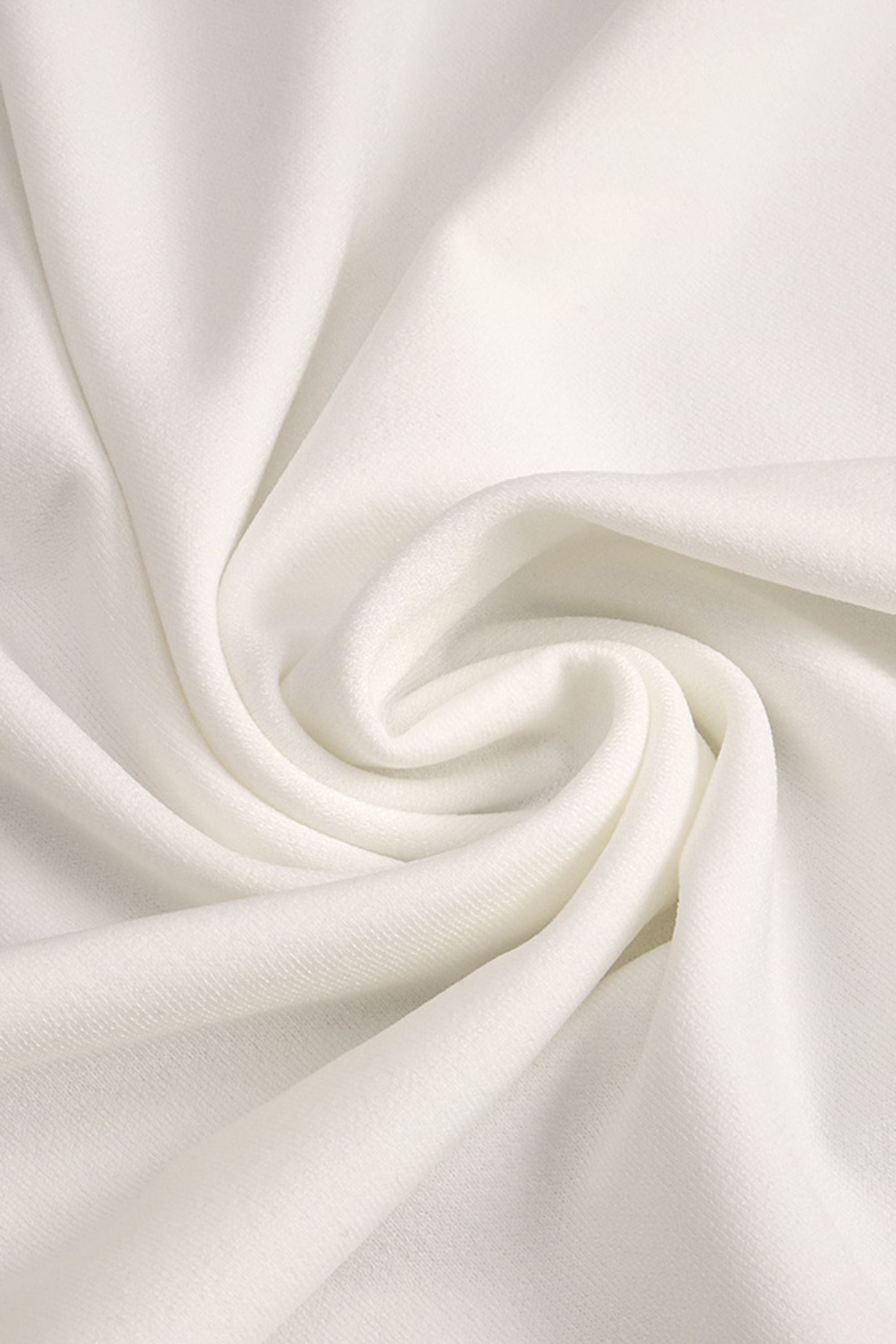 White Ruched Halter Backless Mermaid Maxi Dress Dress