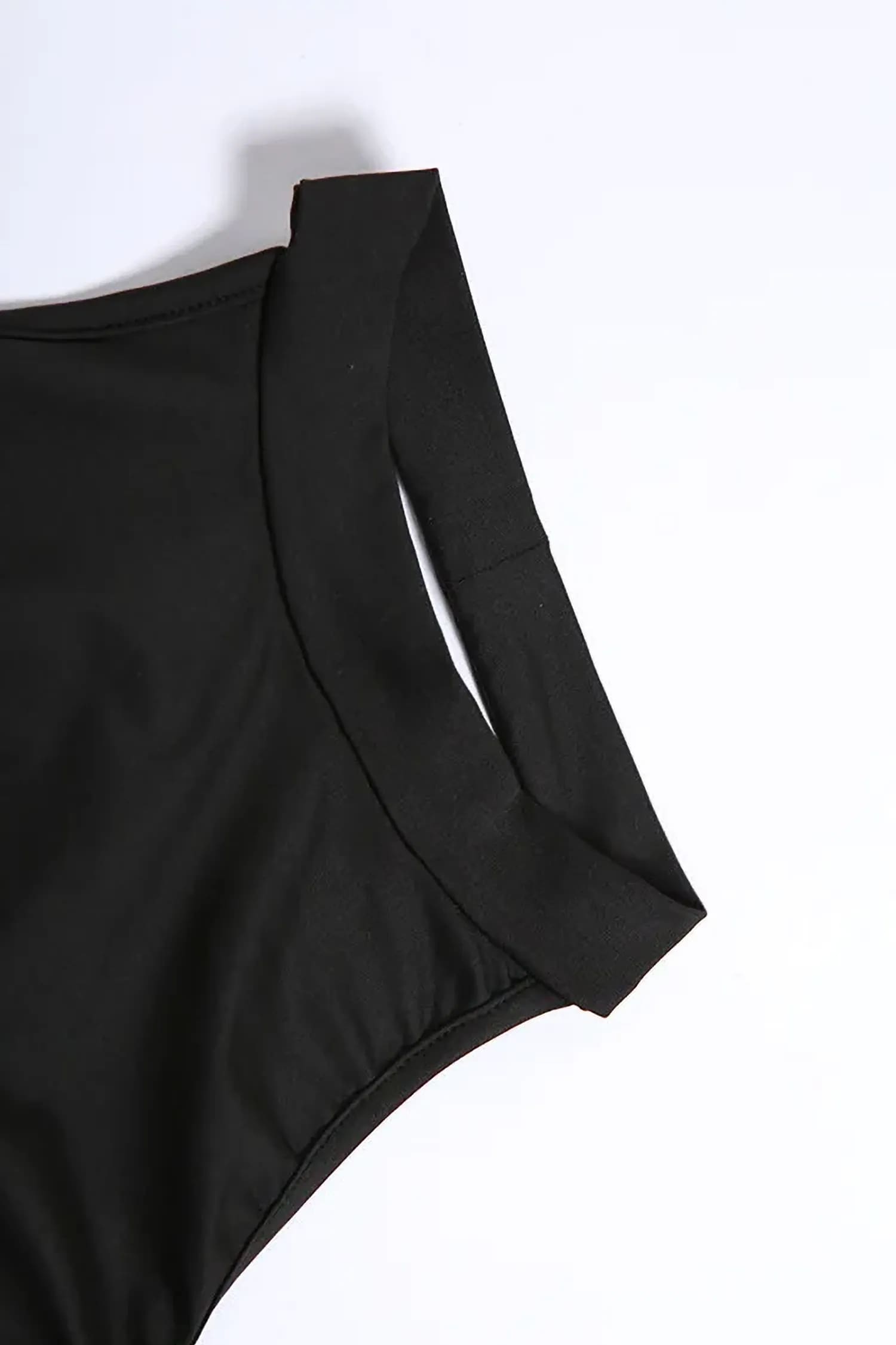 Black Halter Low Back Maxi Dress