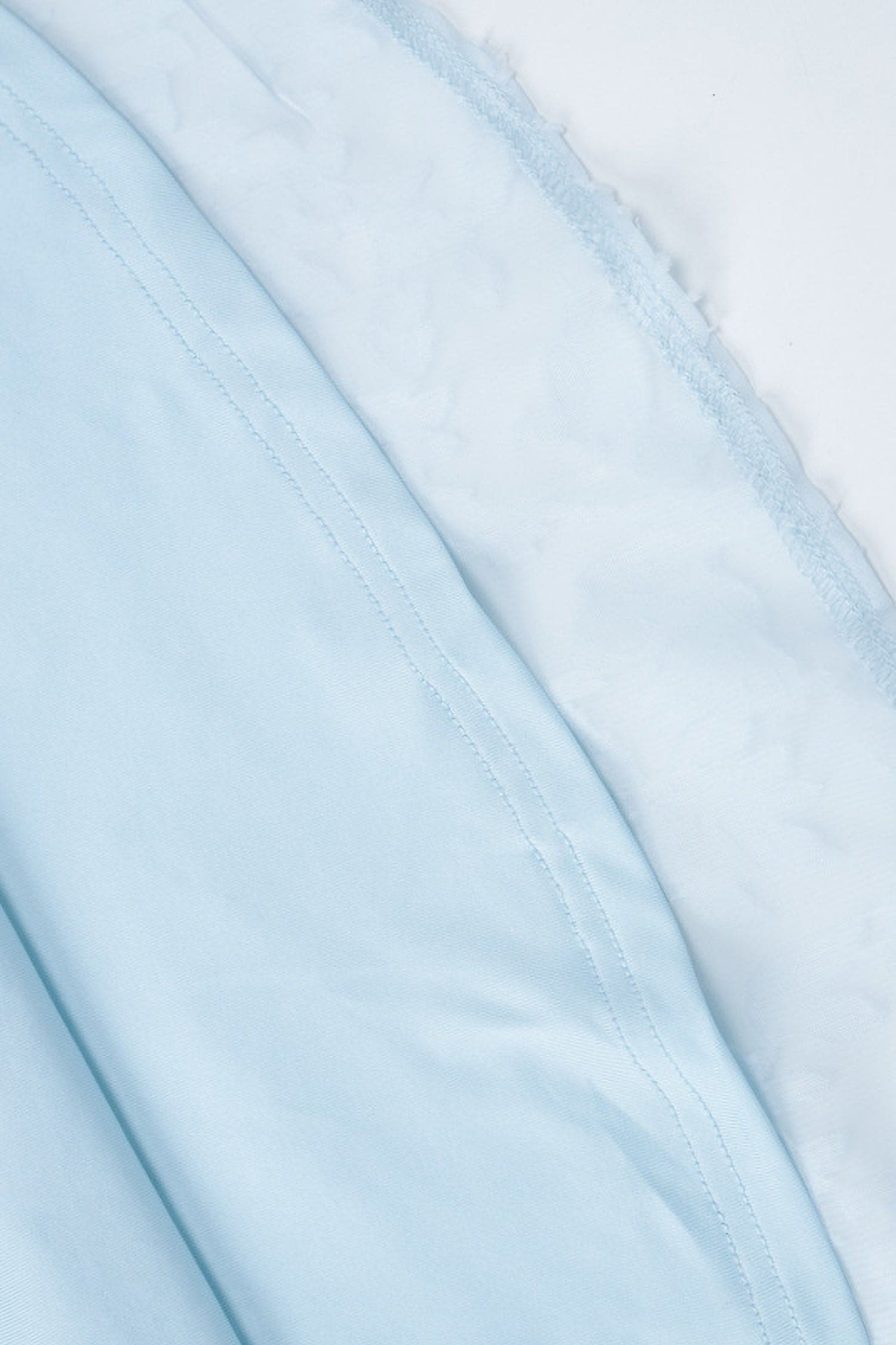 Blue Halter Lace Skater Dress