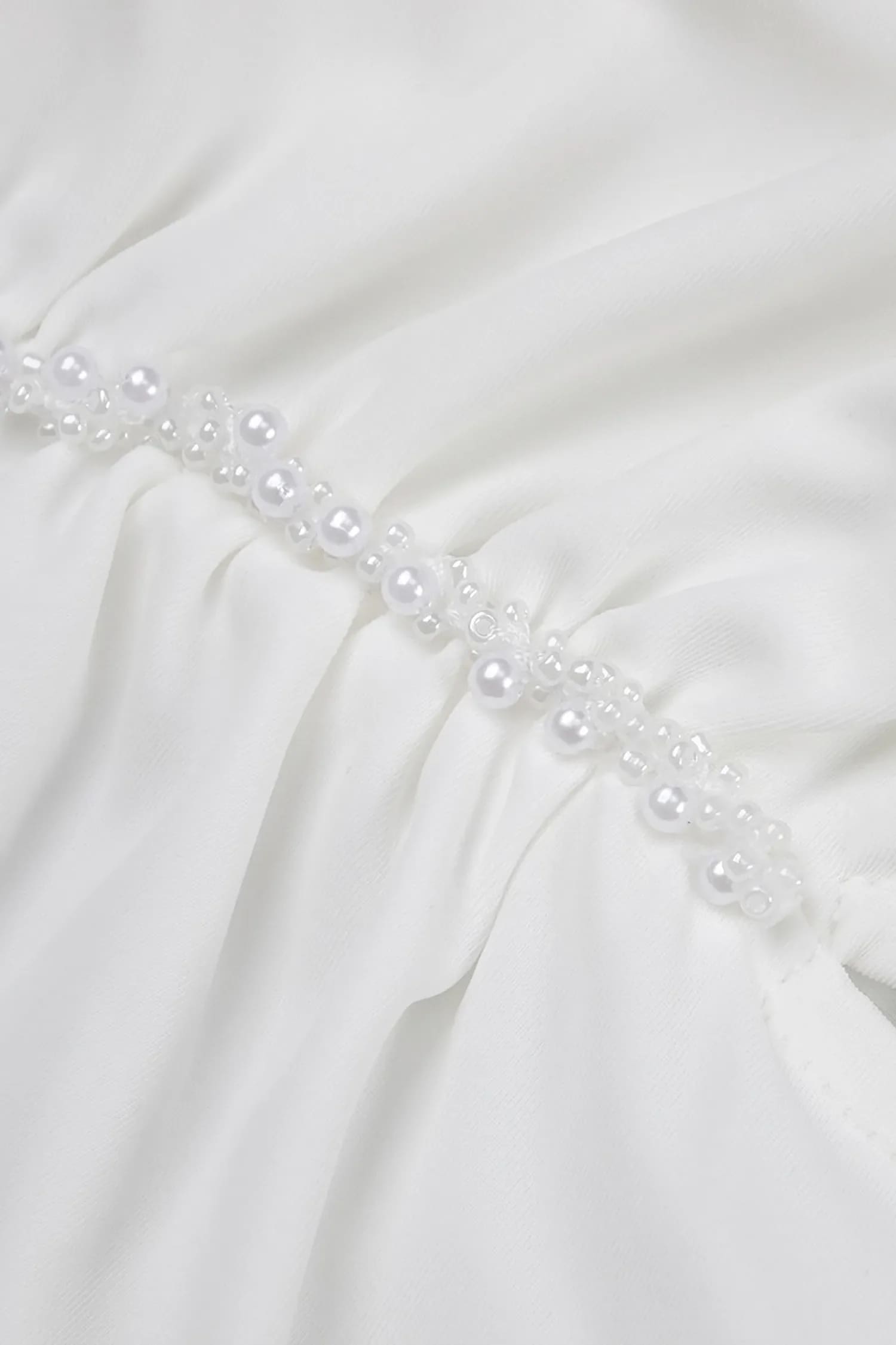 White One Shoulder Two Piece Mermaid Dress