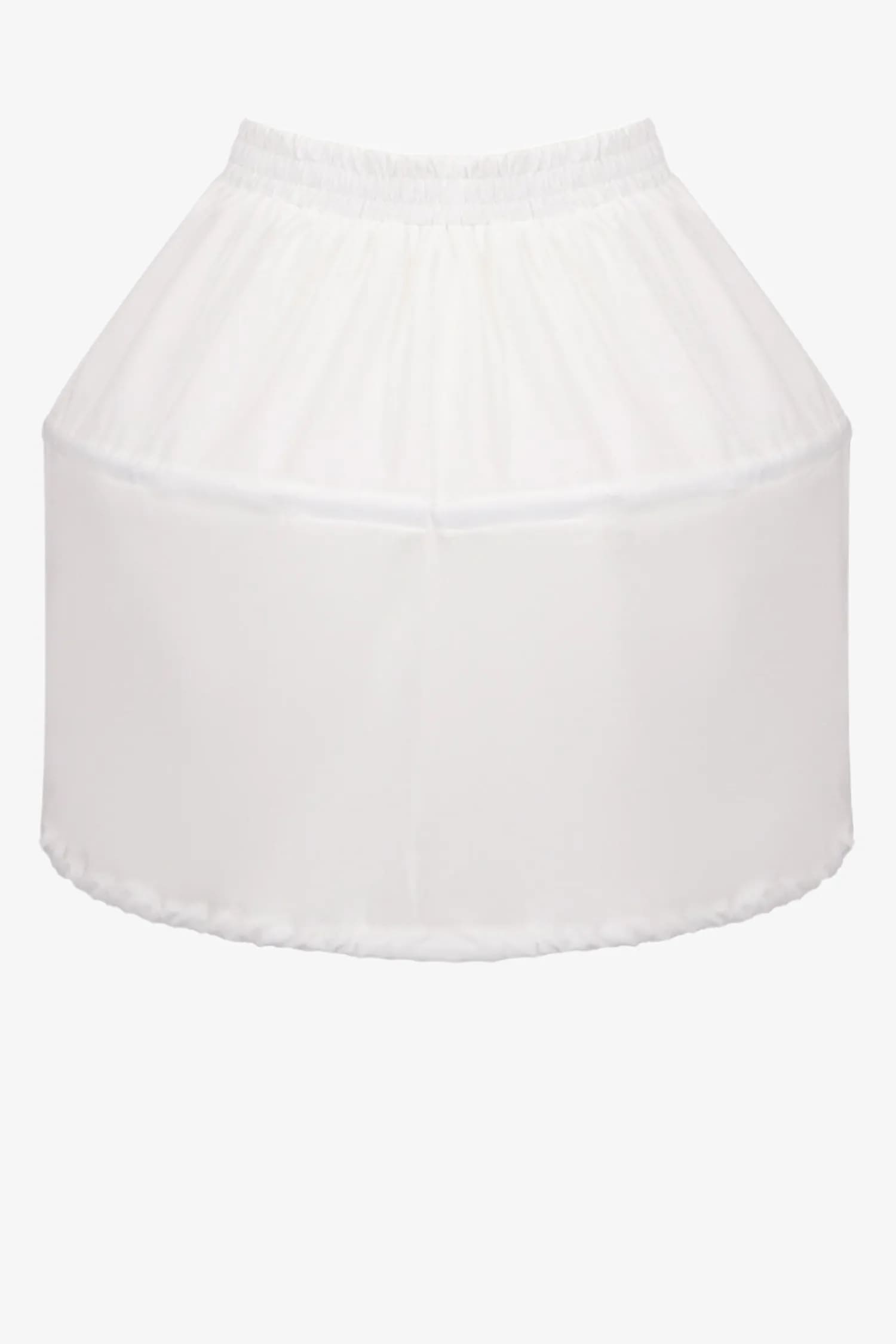 White Satin Fit & Flare Collared Mini Dress
