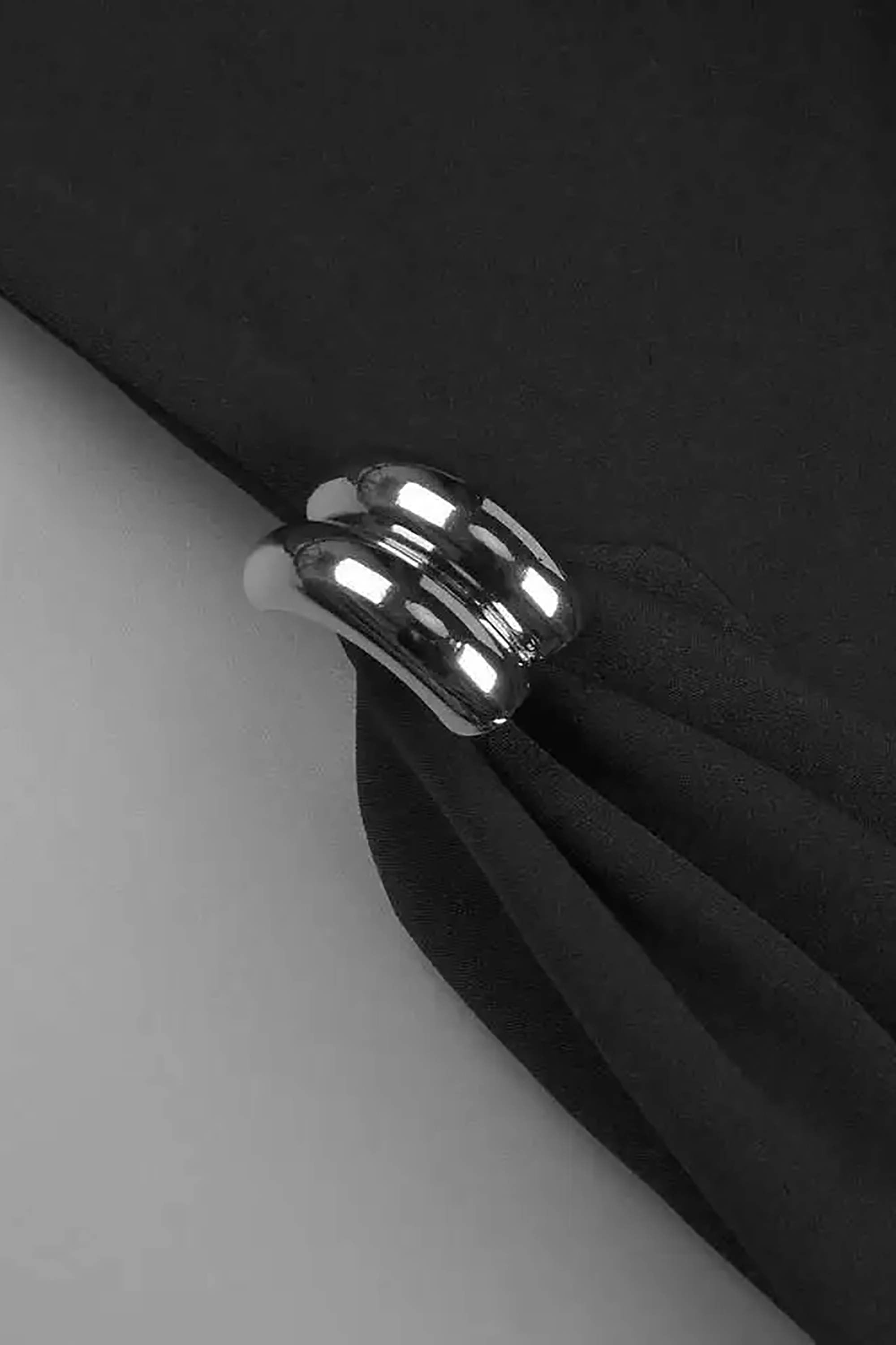 Black Asymmetrical Mock Neck Plitted A-line Maxi Dress Dress