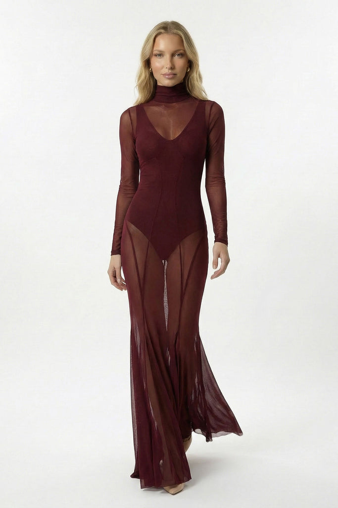 chinese dress ladies Morgan | Ruched Bust Maxi Dress main image 0