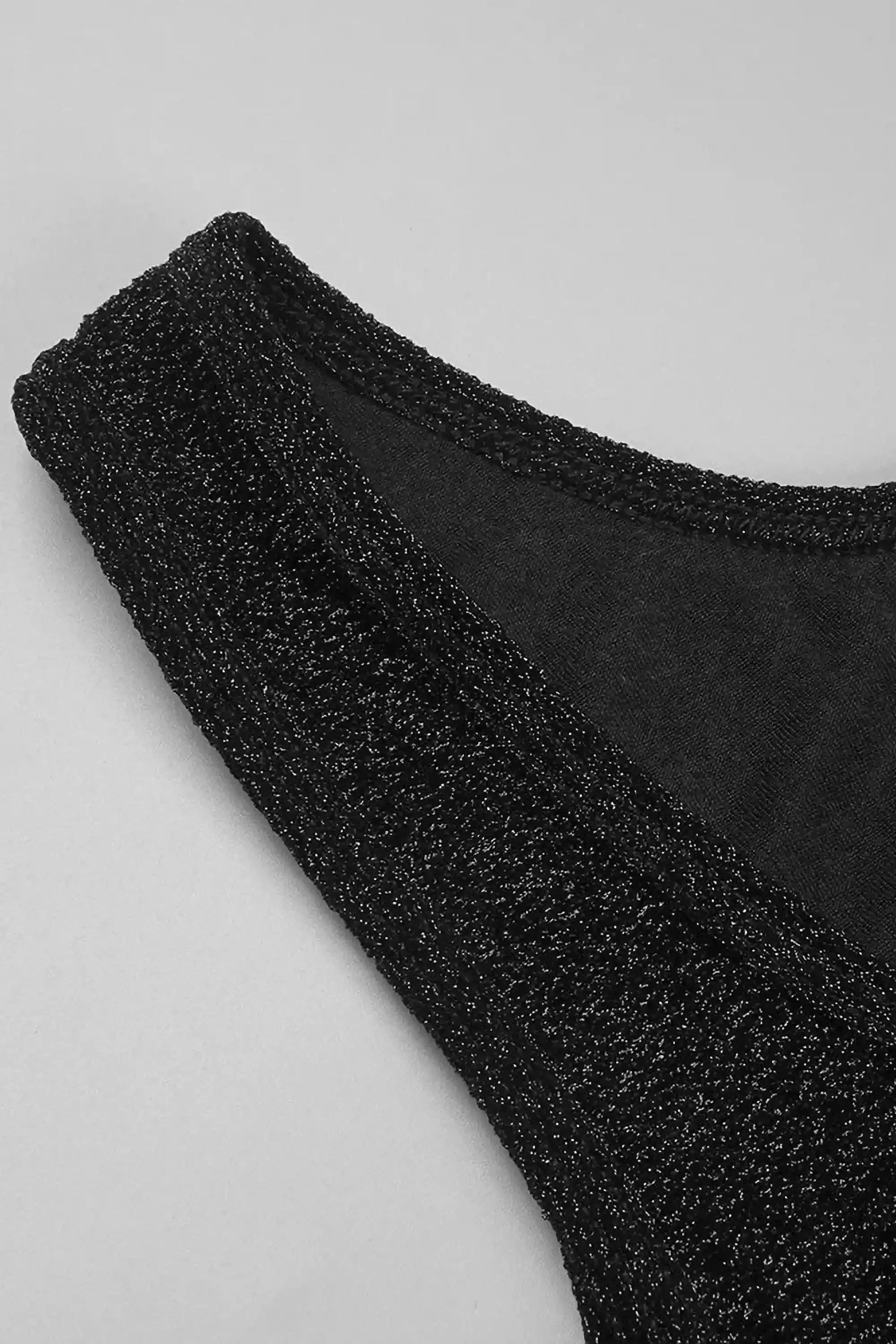 Black Glitter Rose Mermaid Dress Dress