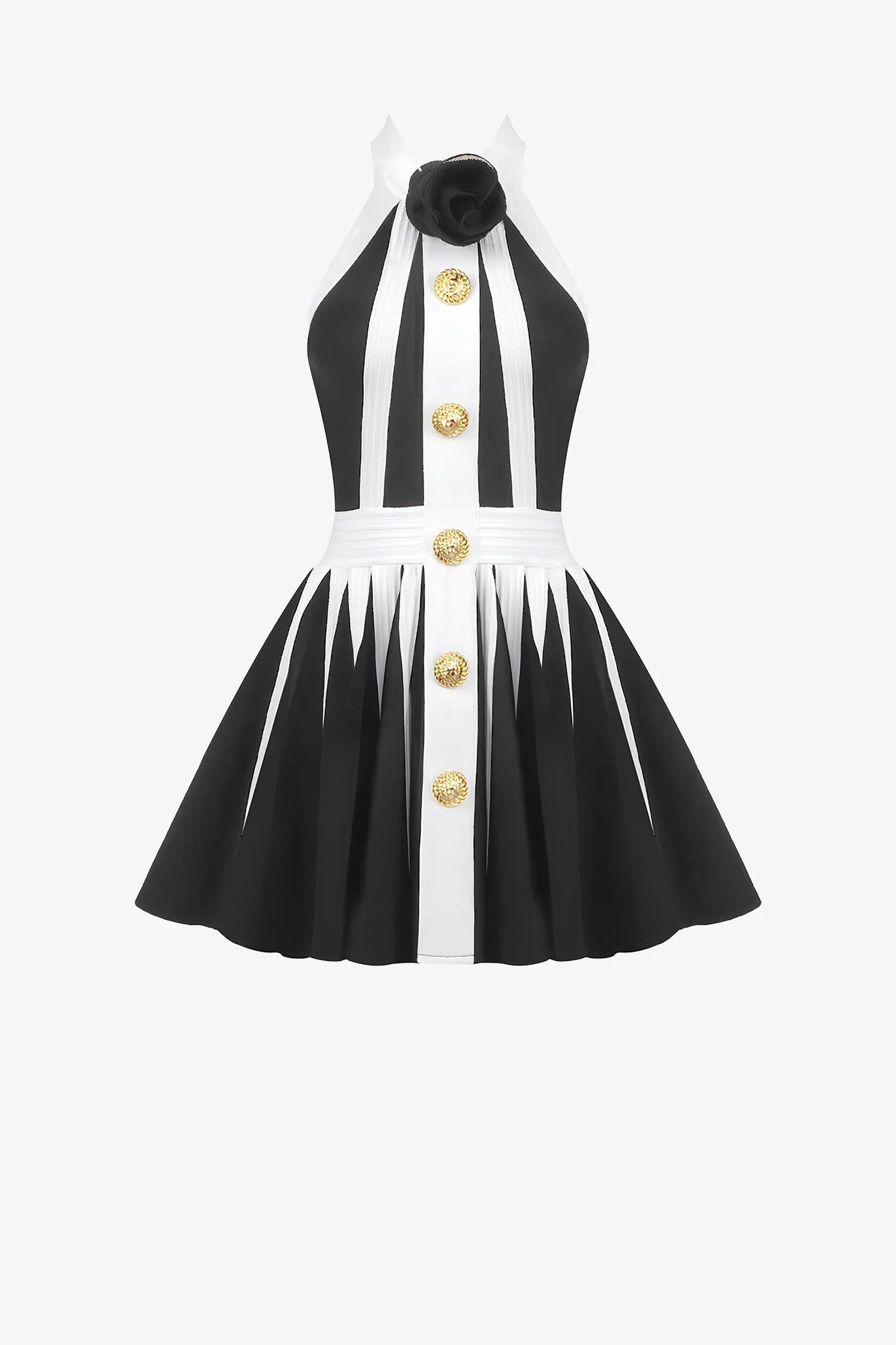 Gold Mini Dresses  Selene Dress