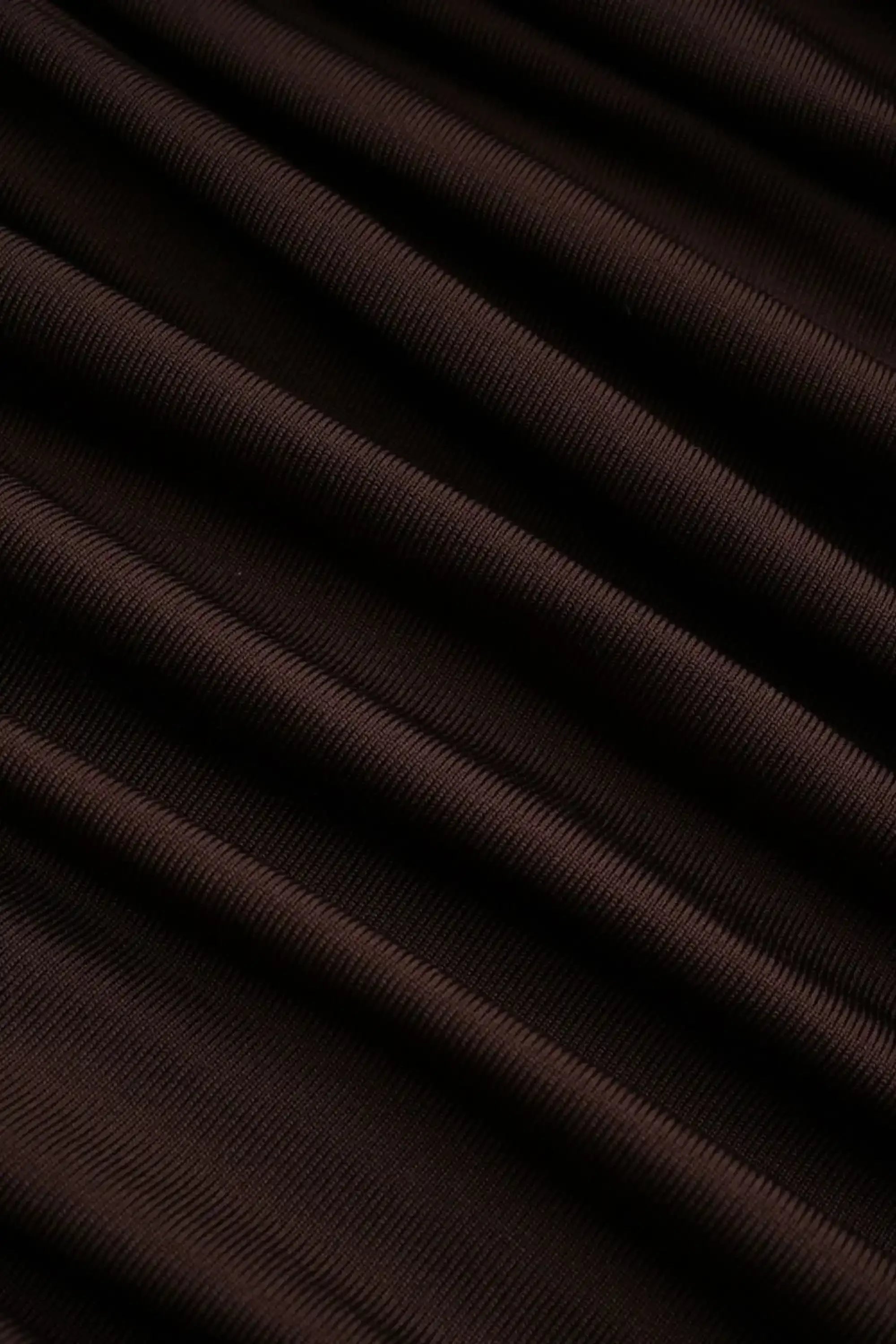 Brown Off The Shoulder Lace Long Sleeve Mermaid Dress Dress