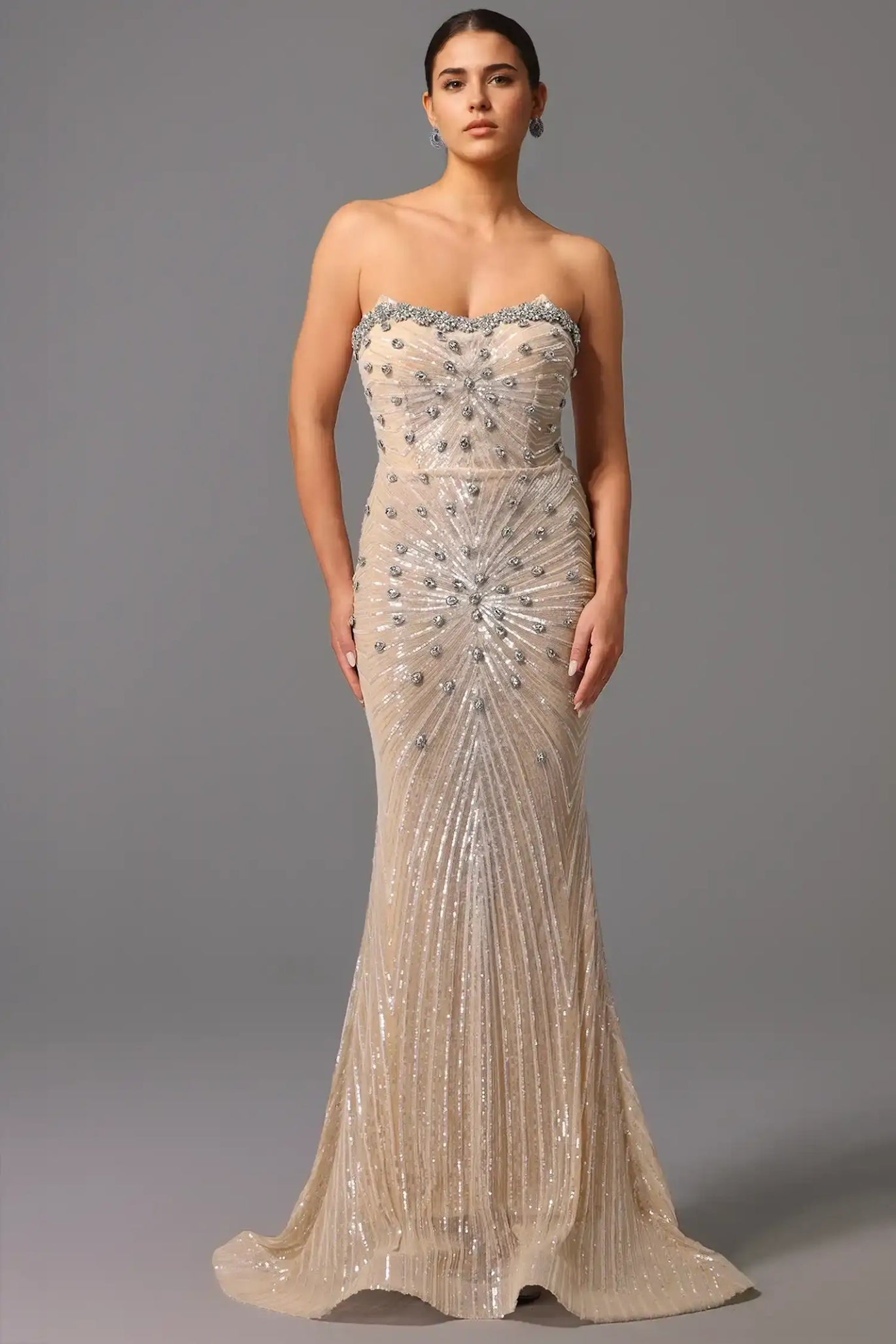 Crystal Dresses | Rhinestone & Embellished Gowns  Selene Dress