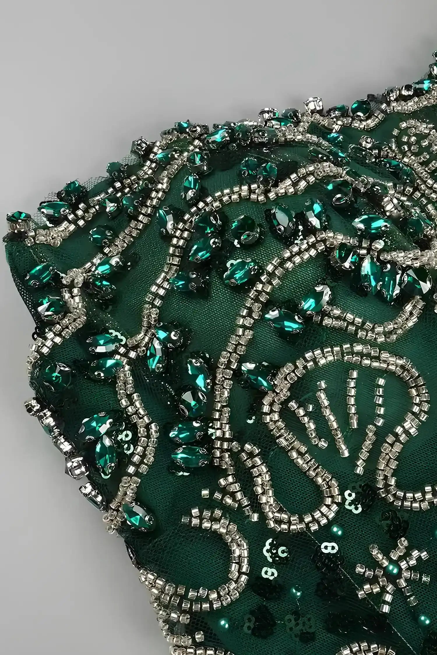 Emerald Green Strapless Mermaid Dress Dress